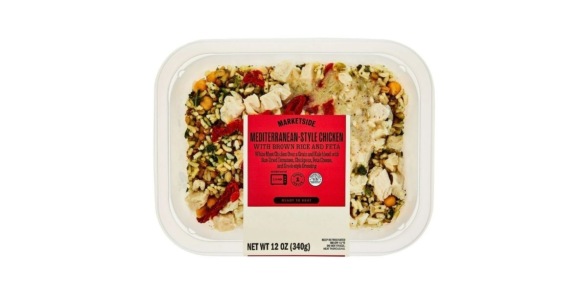 Marketside Mediterranean Chicken with Brown Rice Feta