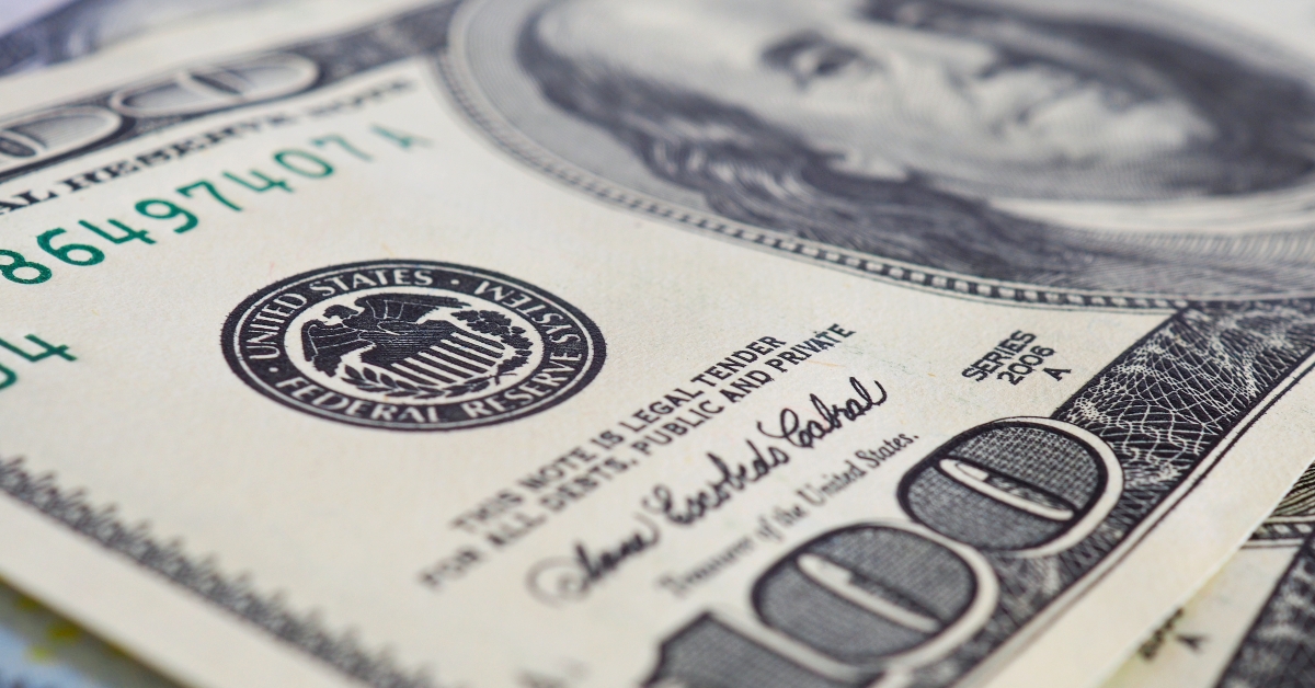 American US money bills