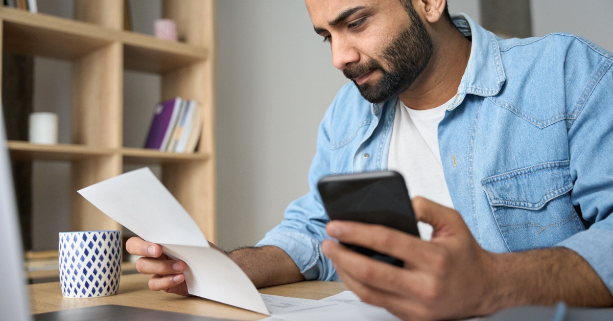 reading bank receipt 