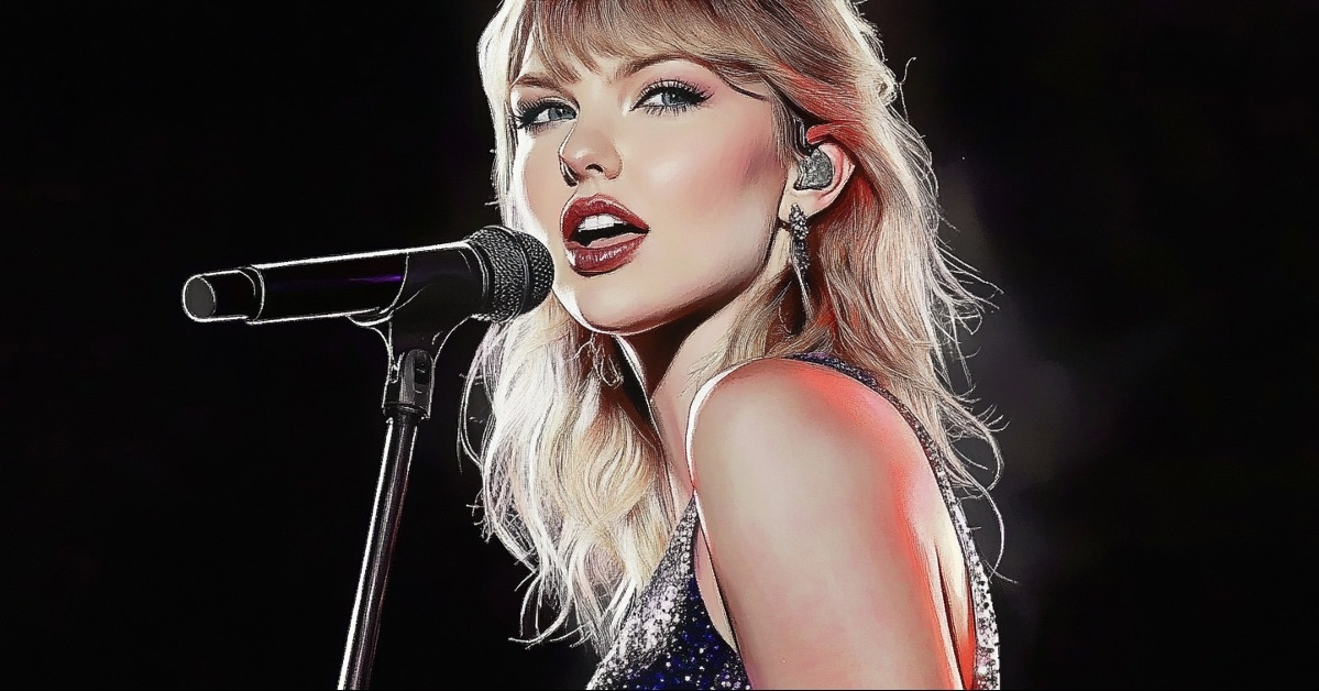 Taylor Swift Singing Drawing