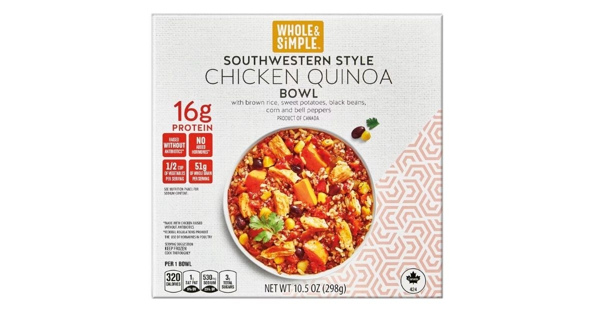 Aldi Southwestern Chicken Quinoa Bowl