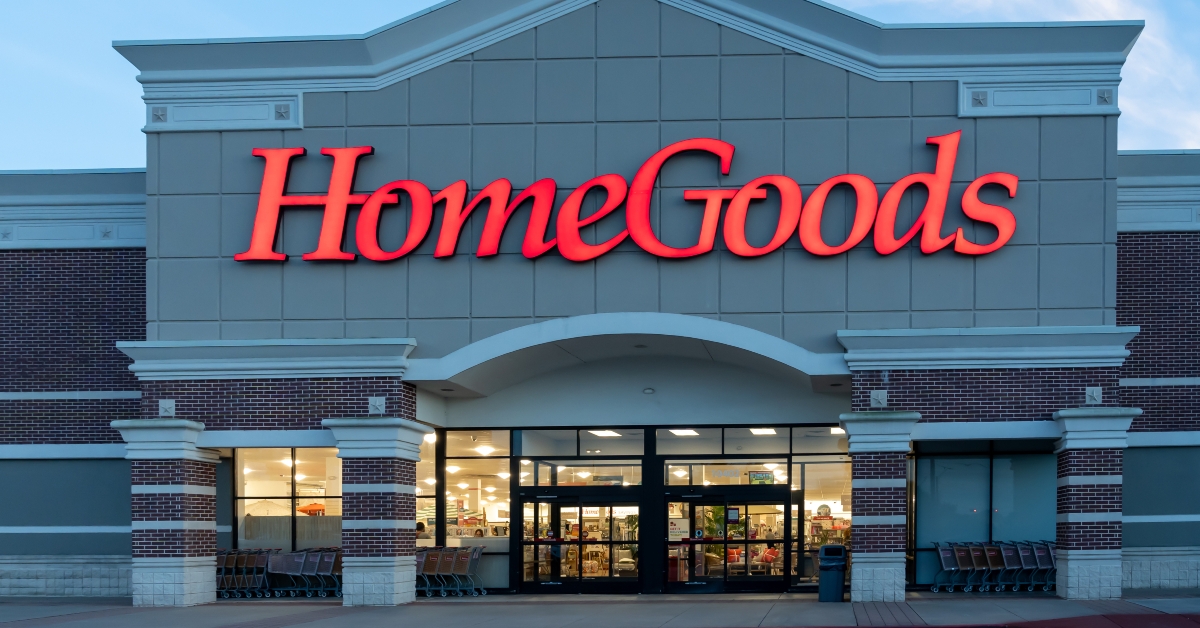 homegoods store at night