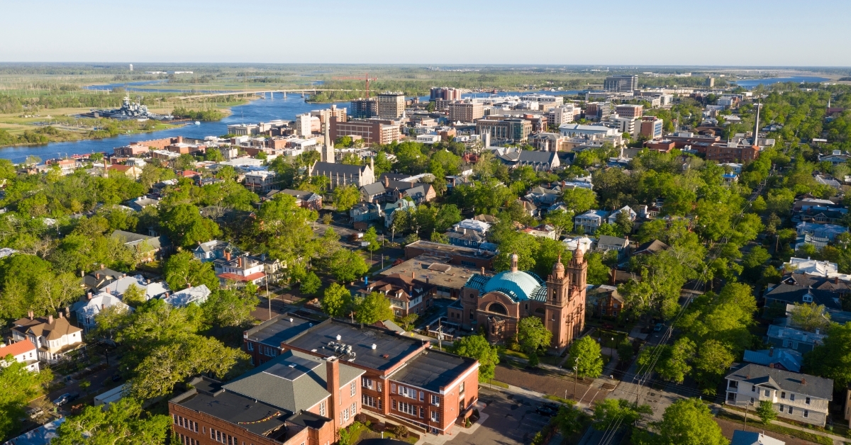 downtown city center wilmington north carolina