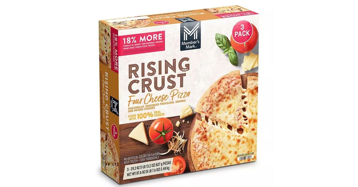Rising Crust Four Cheese Pizza