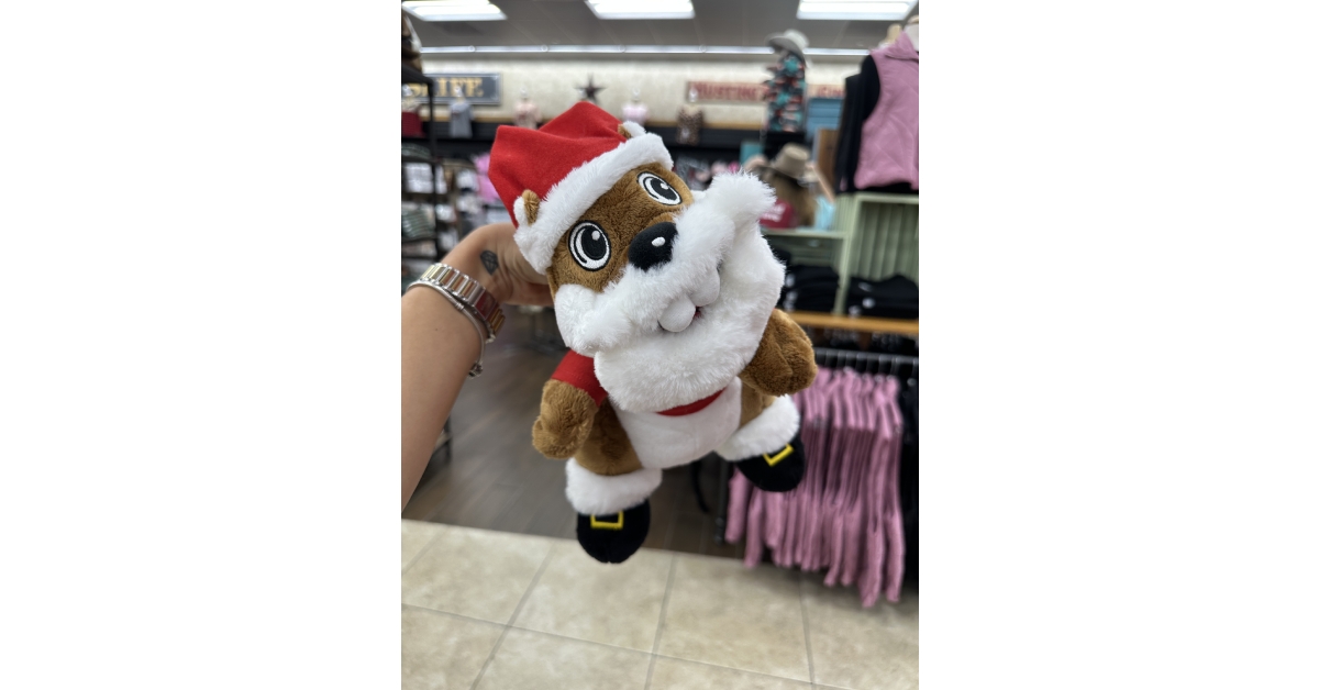 buc-ee’s beaver santa plush