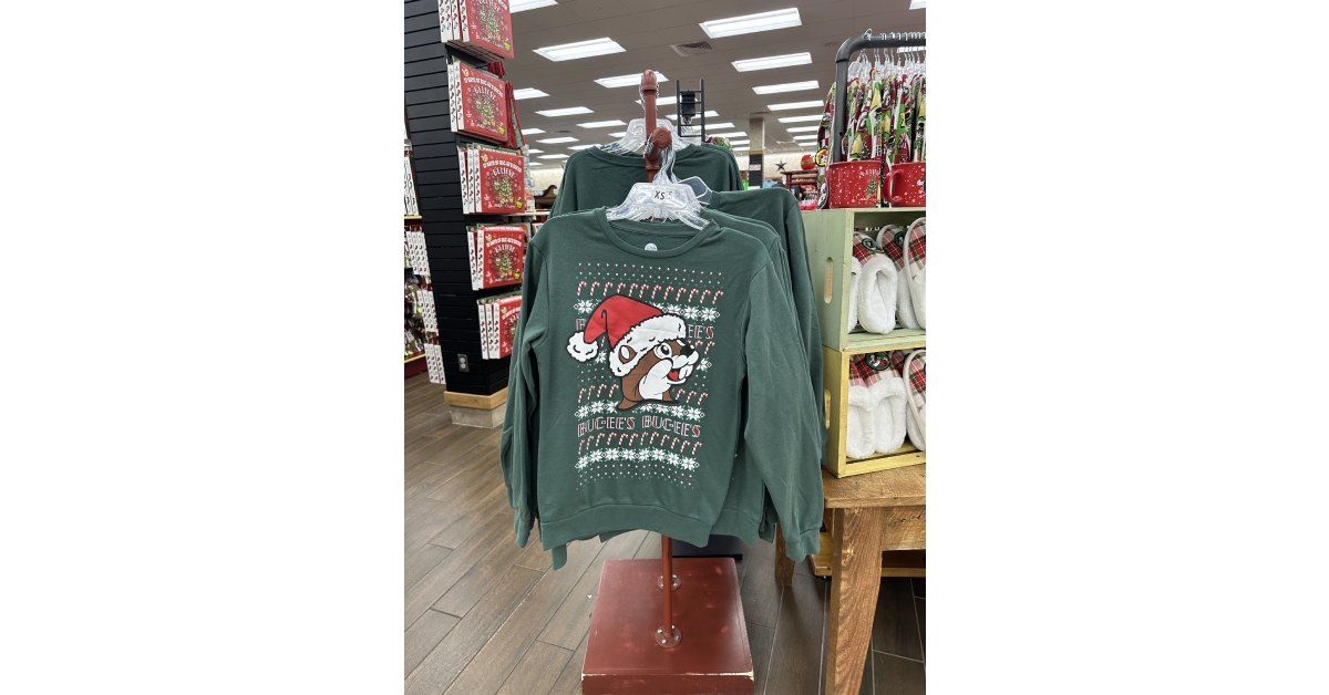 buc-ee’s ugly christmas sweater