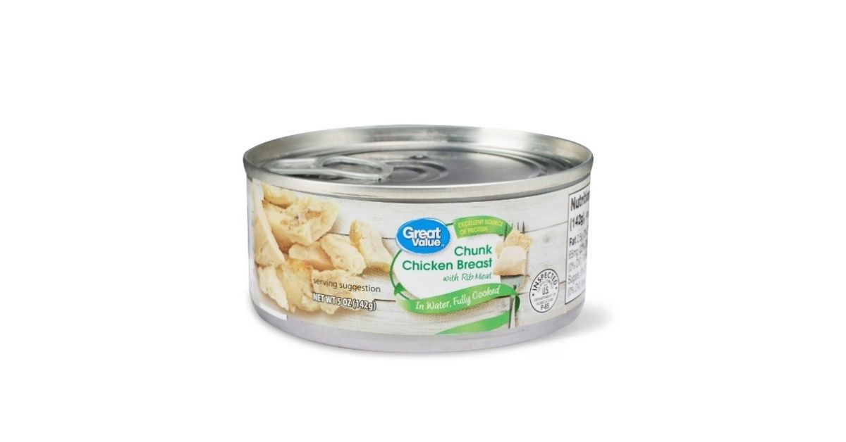 Great Value Chunk Chicken Meat