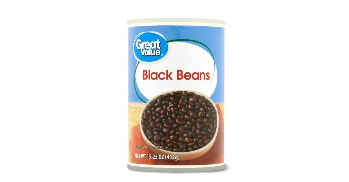 Walmart Great Value Black Beans