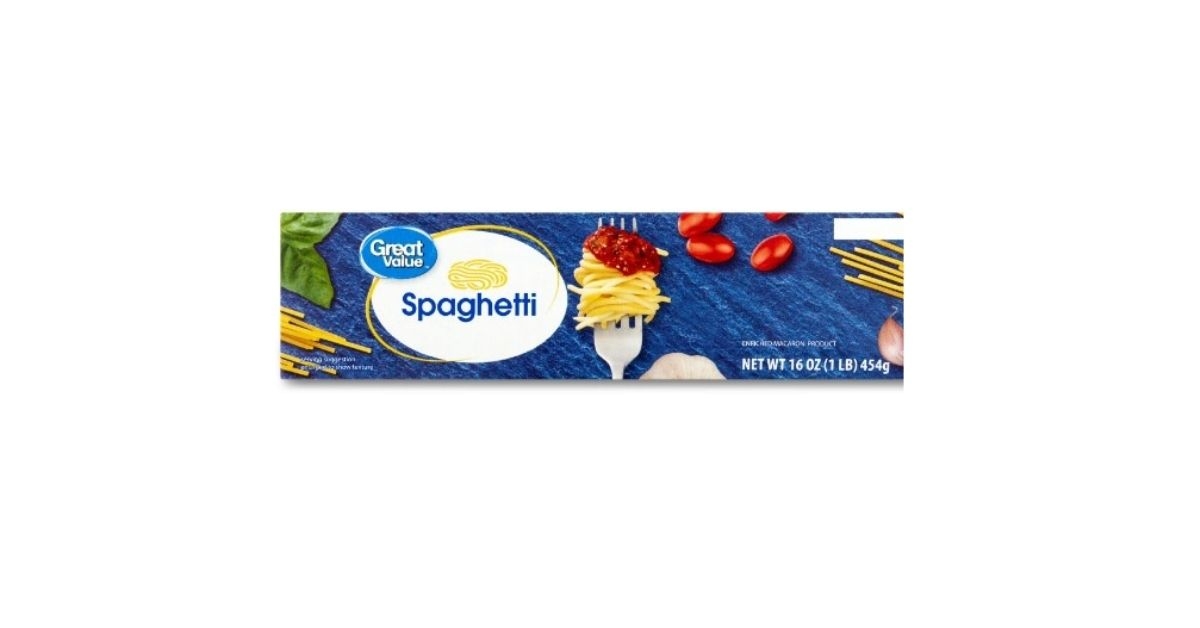 Walmart Great Value Spaghetti