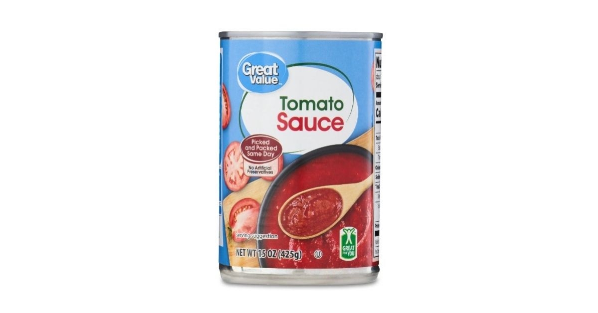 Walmart Great Value Tomato Sauce