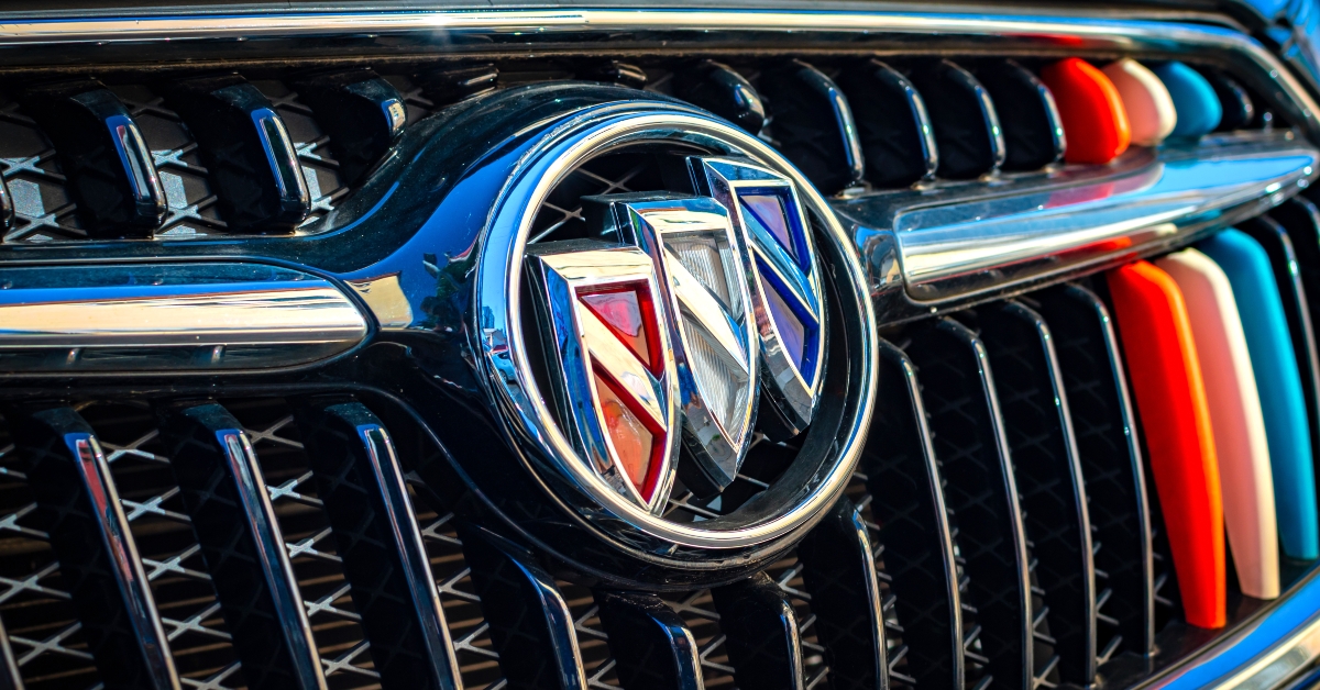 Buick Automotive emblem closeup view
