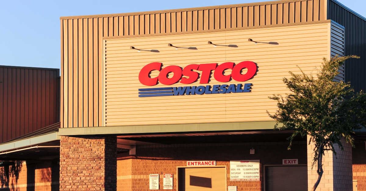 exterior view of costco store