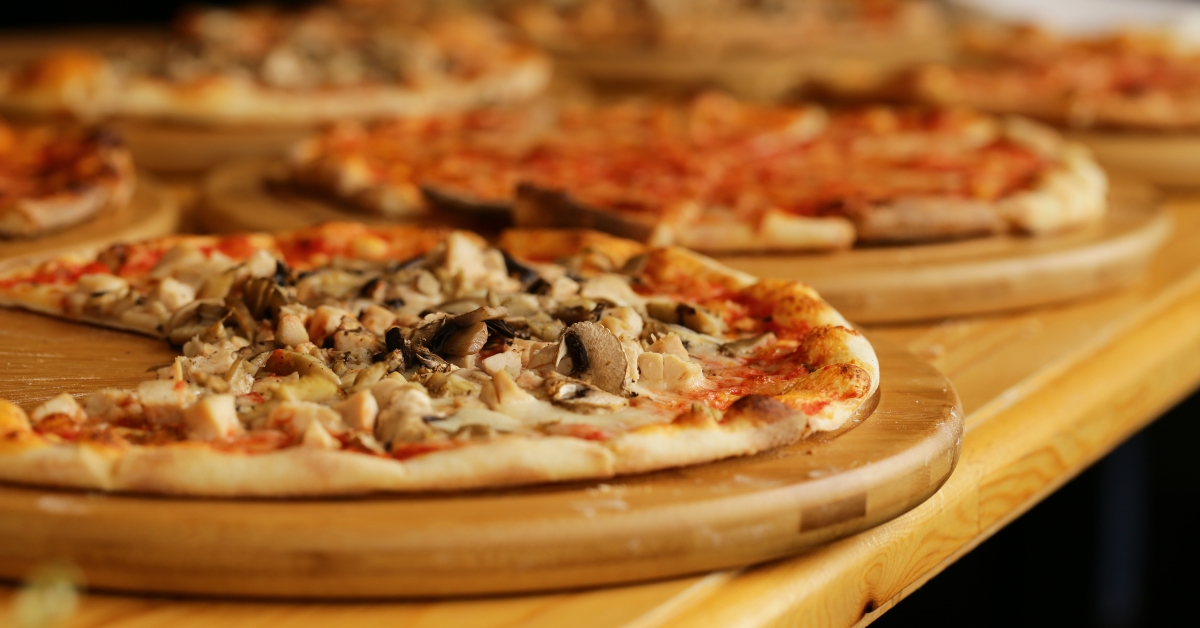 Buffet table for a banquet