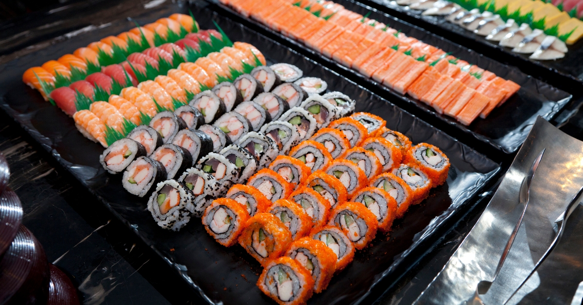 California rolls, sushi