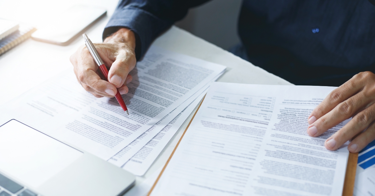 reviewing document reports 