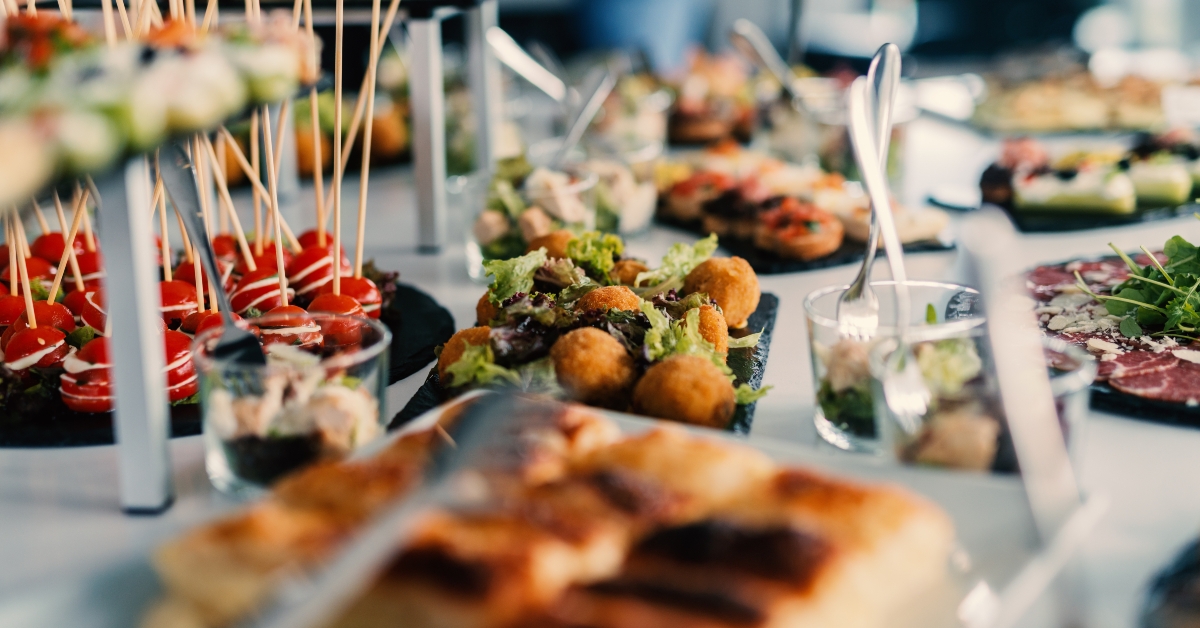 Tasty food beautifully decorated