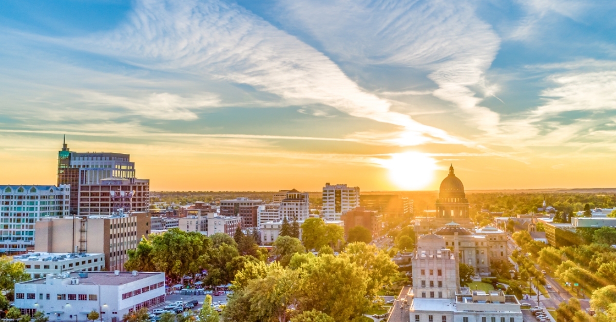 Capital of Gem State Boise Idaho