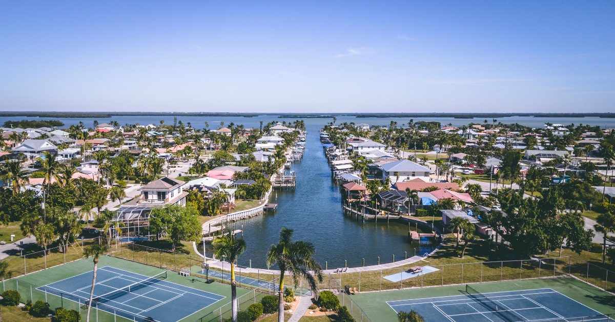 fort myers drohnenshot