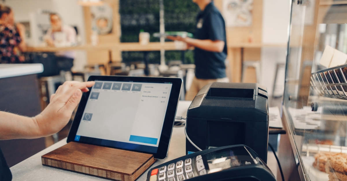 Small business coffee shop cafeteria