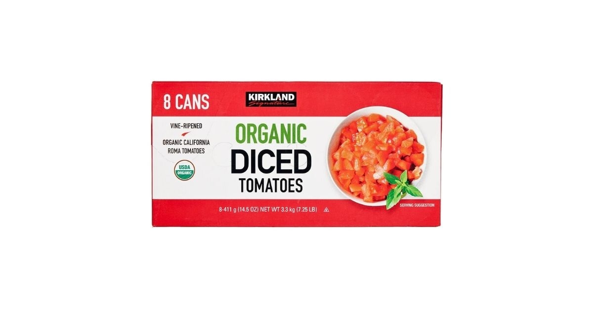 Kirkland Signatured diced tomatoes