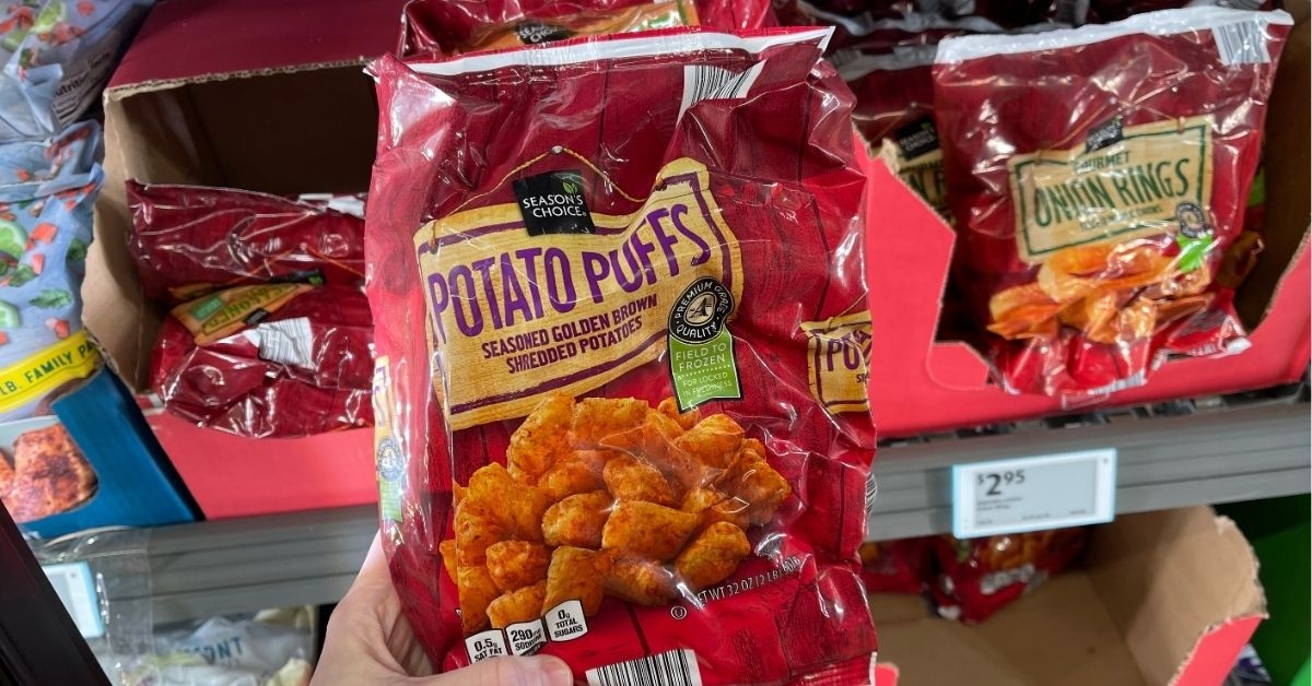 aldi season’s choice potato puffs