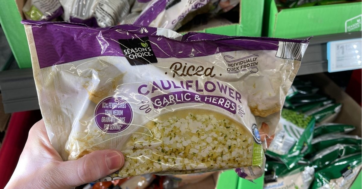 garlic and herbs riced cauliflower