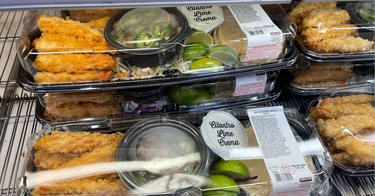 Costco tempura shrimp taco kit