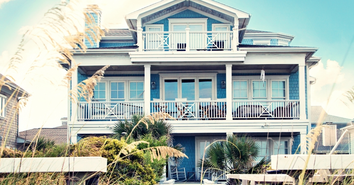 beautiful beach vacation rental house