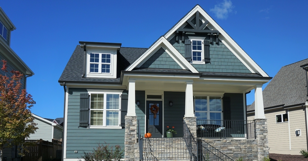 two-story suburban home