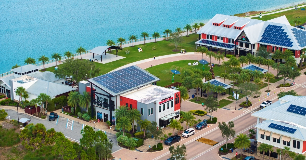 florida with photovoltaic rooftops