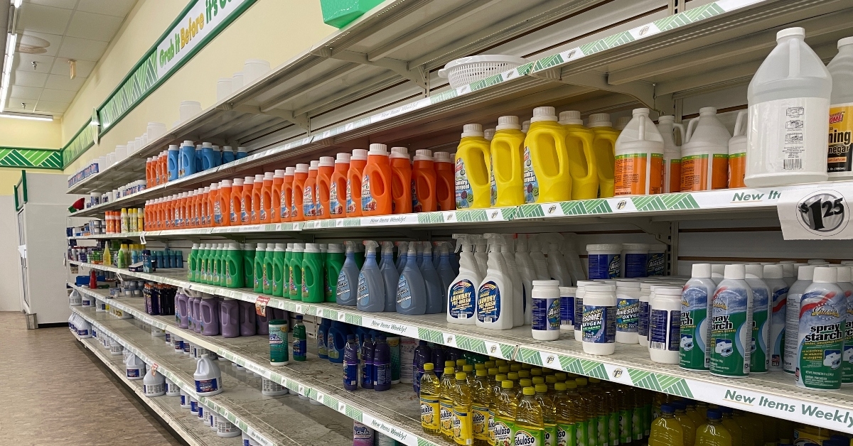 dollar tree retail store interior