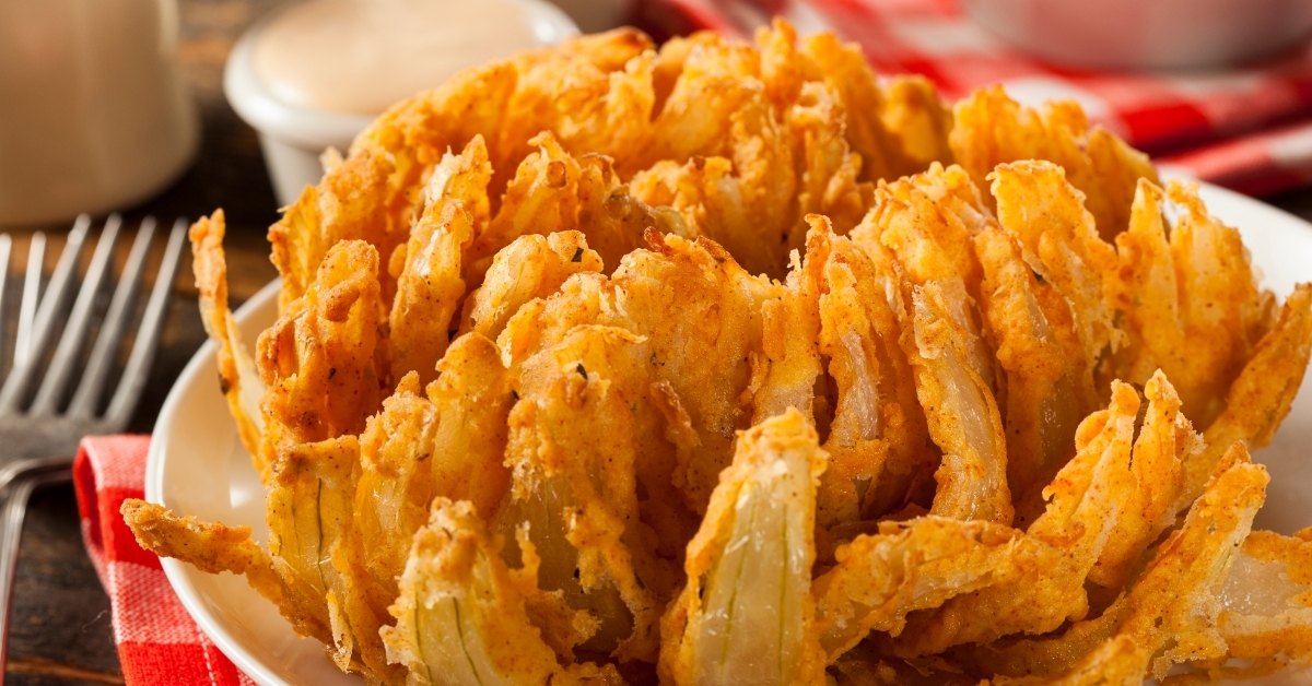 Homemade Fried Blooming Onion