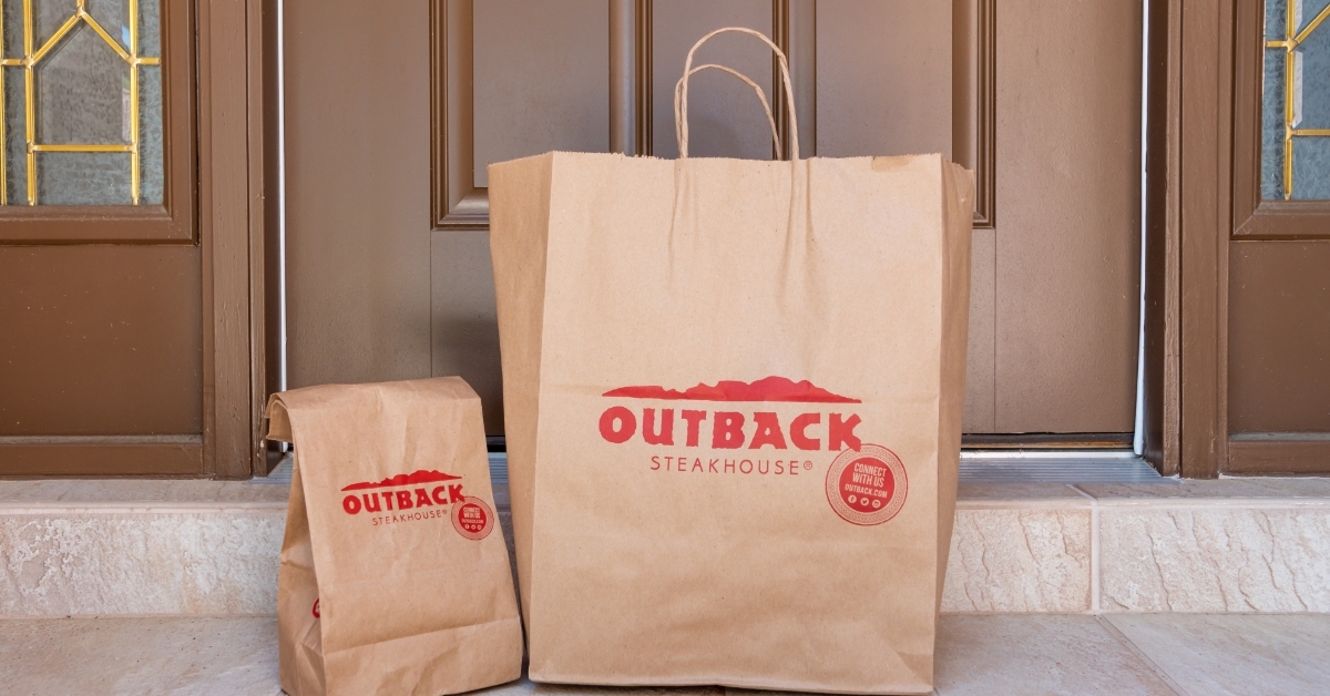 Outback Steakhouse take out food