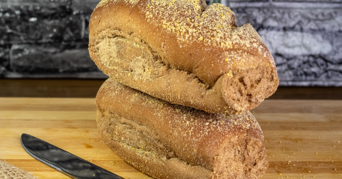 Rustic Australian Bread on wooden board