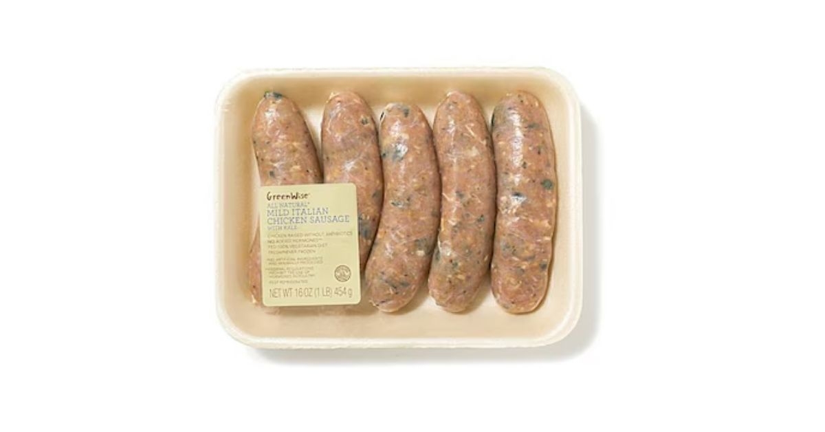 chicken sausage with kale