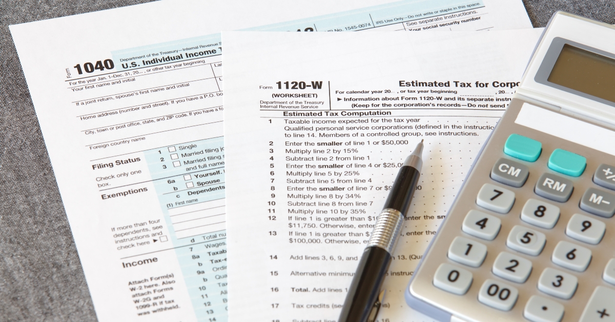 U.S. income tax form