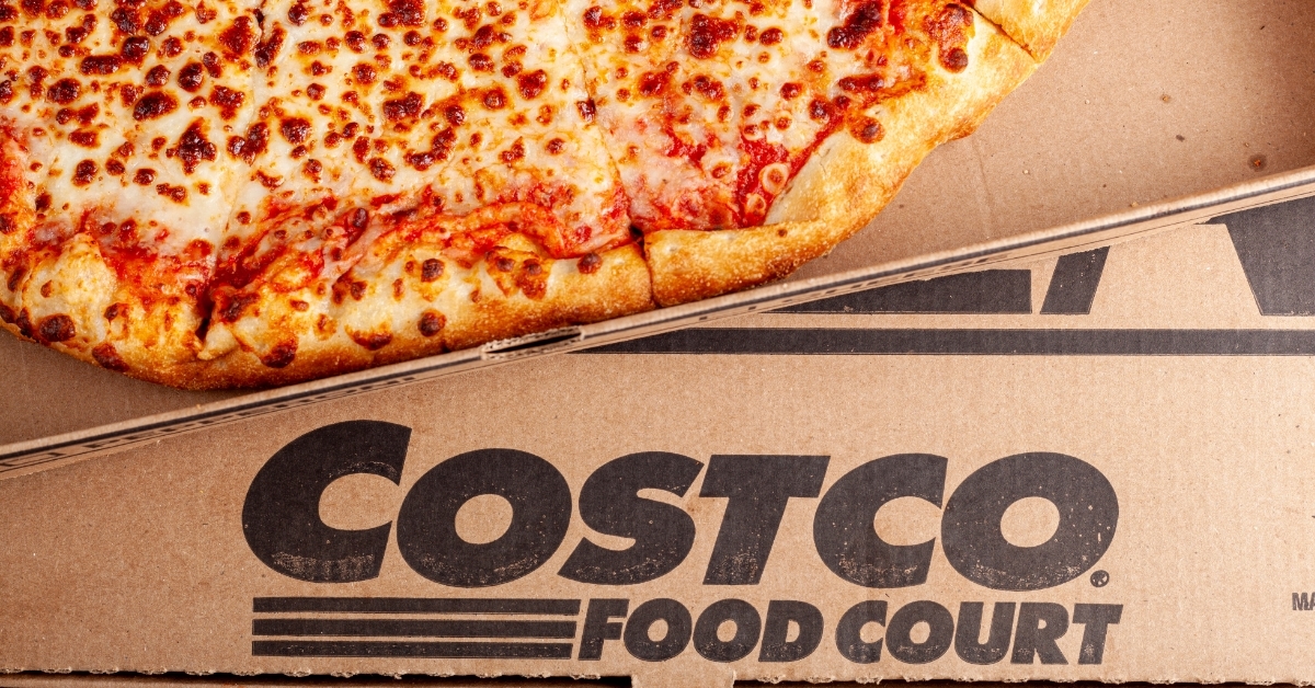 COSTCO cheese pizza