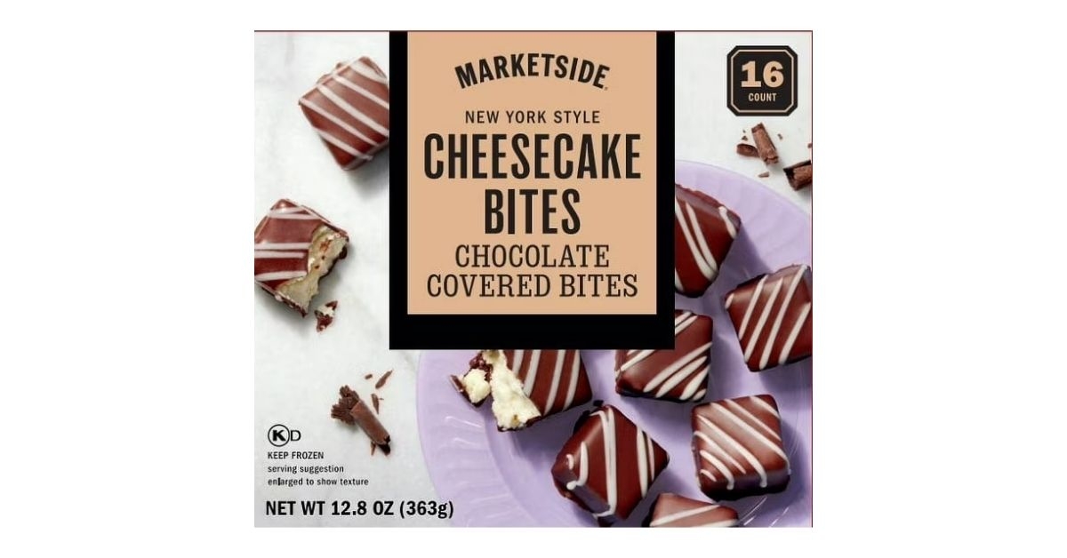 chocolate covered cheesecakes bites