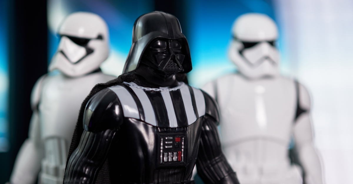 darth vader with stormtroopers