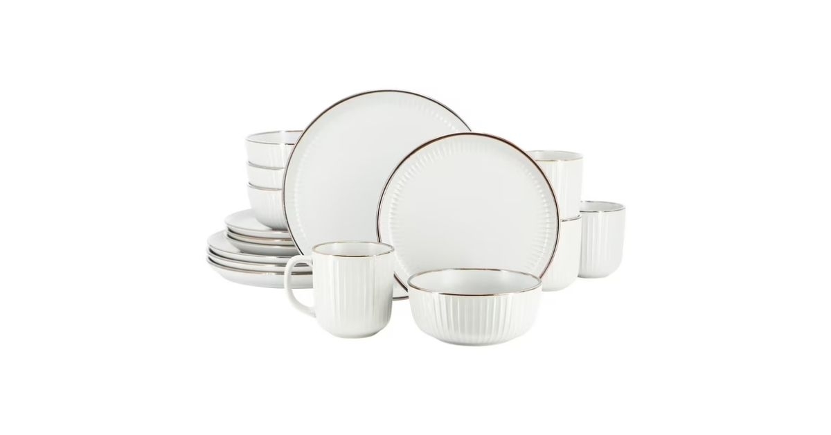 walmart elama leo stoneware dinnerware set