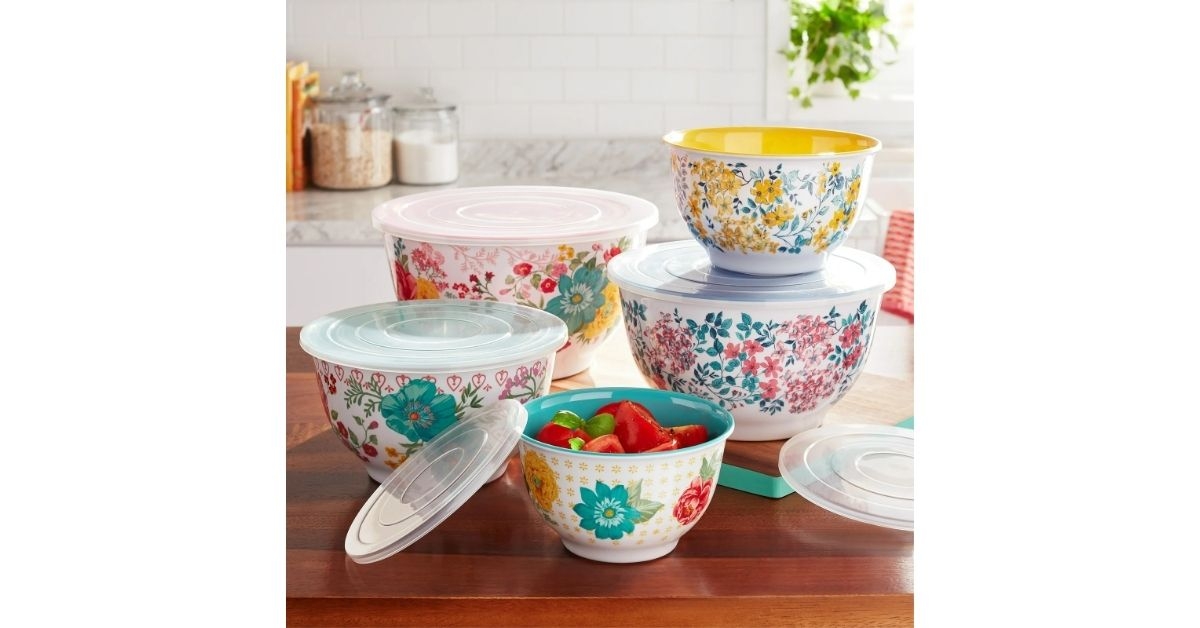 walmart the pioneer melamine mixing bowls