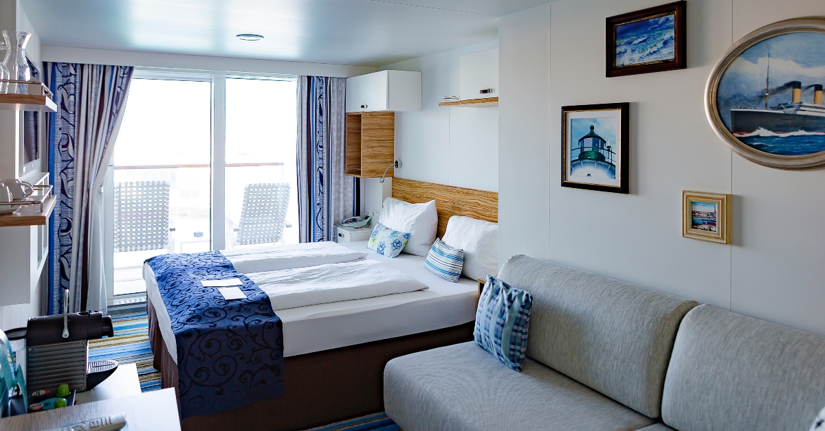 Luxury interior of a cabin