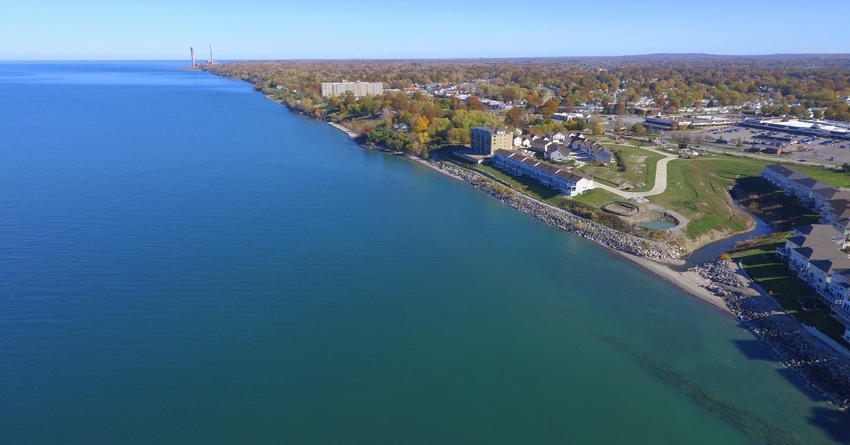 aerial image willowick ohio