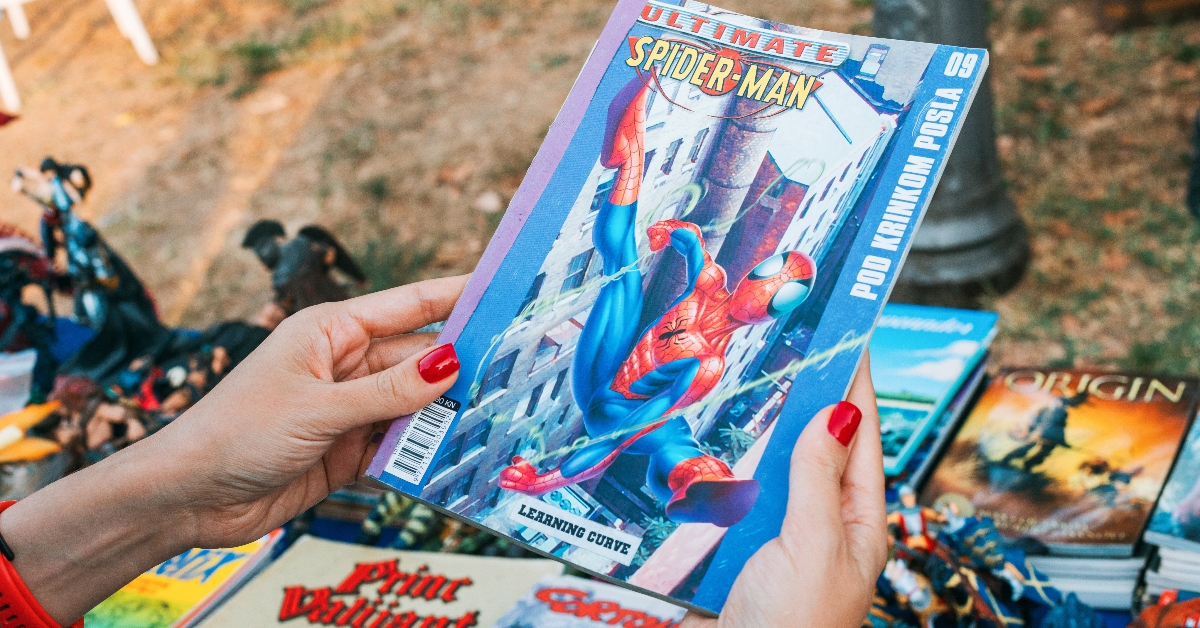 Comic book titled Ultimate Spider-Man