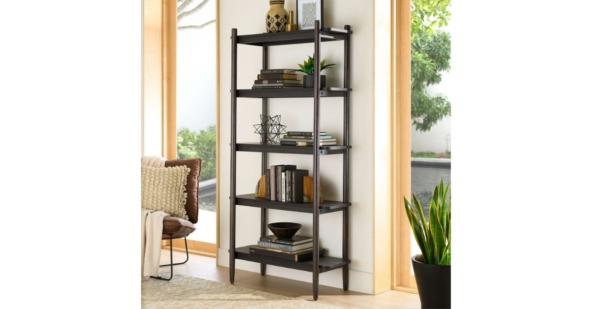 Five shelf bookcase