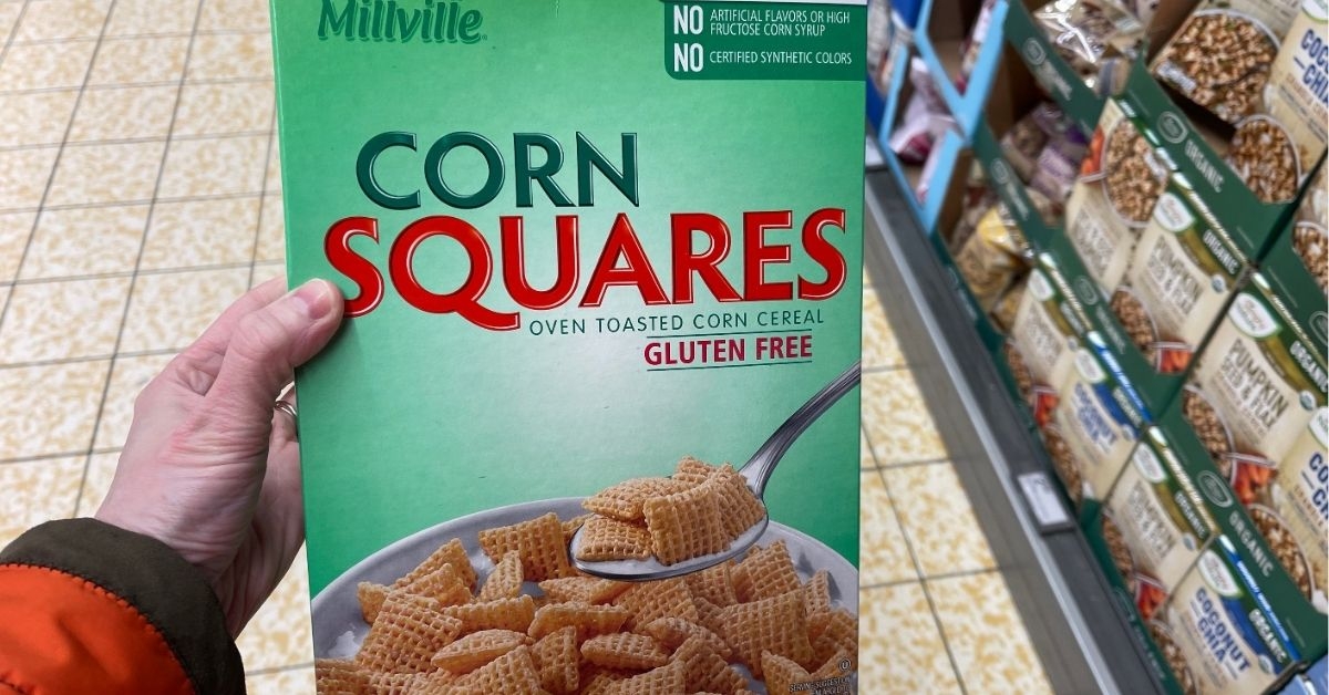 Corn squares in a box