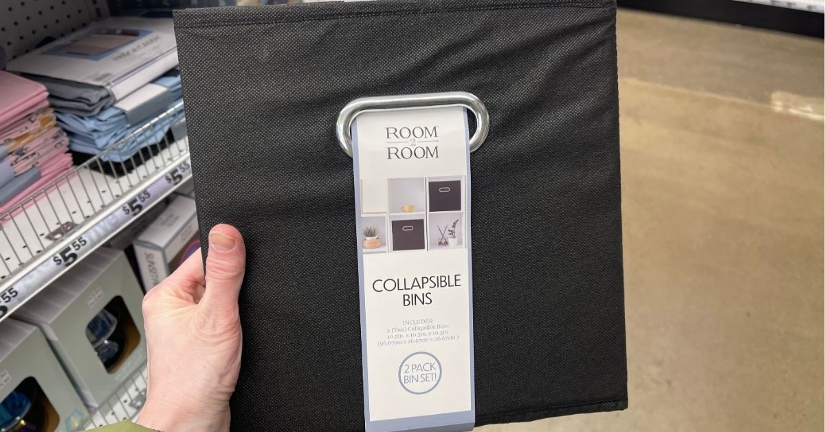 2 room collapsible bin