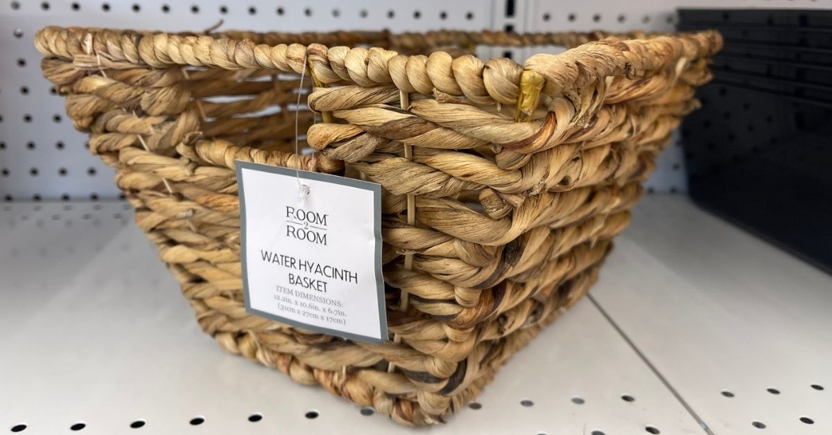 water hyacinth basket