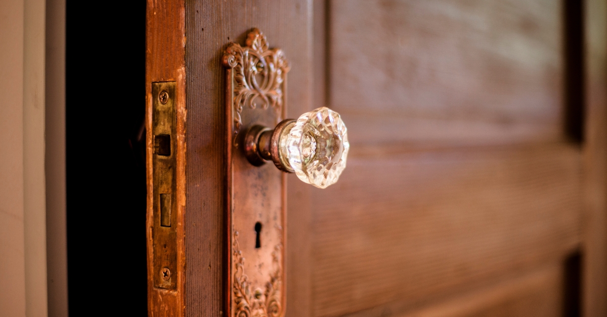 antique door knob