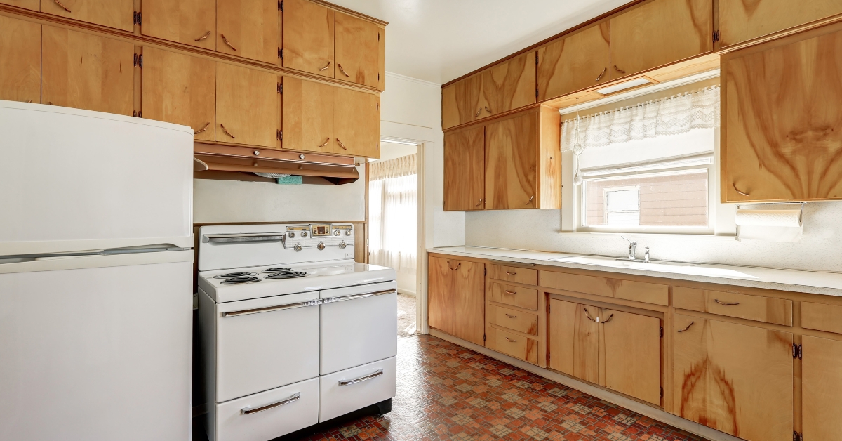 old fashioned kitchen room